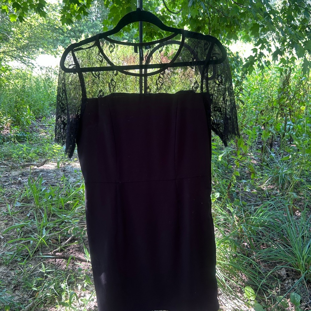 Vero Moda Black Dress with Lace Detail